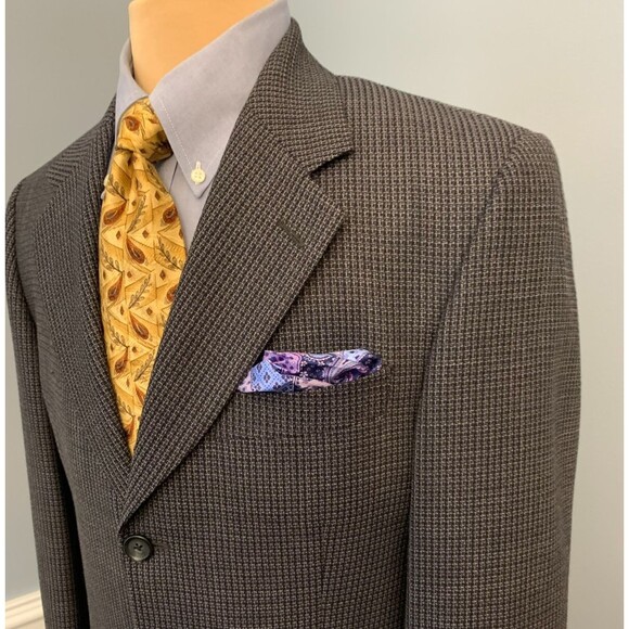 Britches Of Georgetowne Wool Blazer Mens 38R Bespoke TwillJacket Sportcoat - Picture 2 of 12